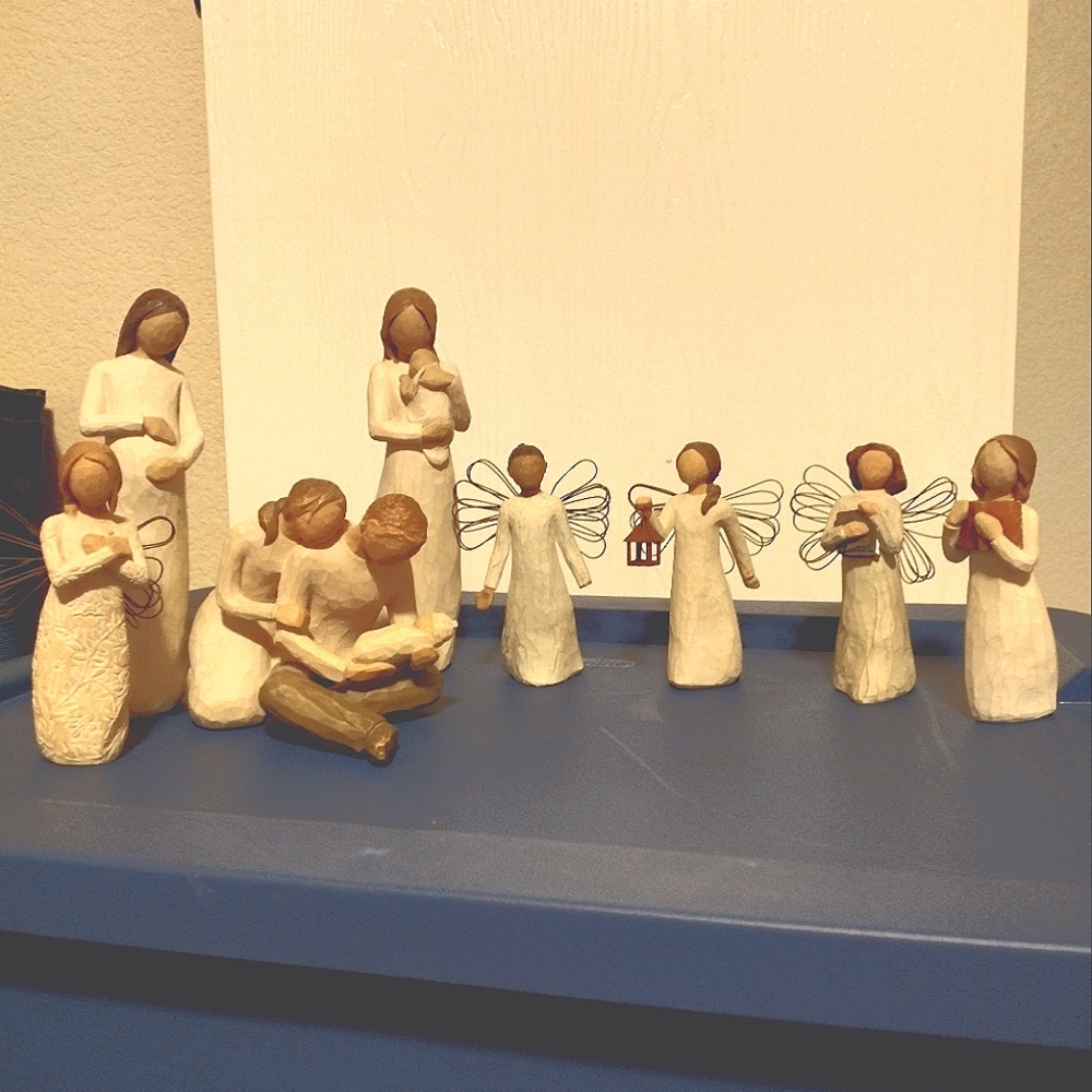 Angel Tree Handcrafted Angel Figurine Set